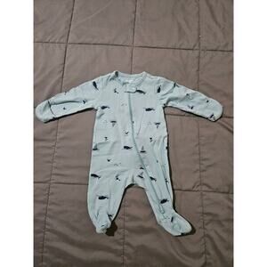 Carter’s Just One You Baby Sleeper Footed Pajamas Whale Print